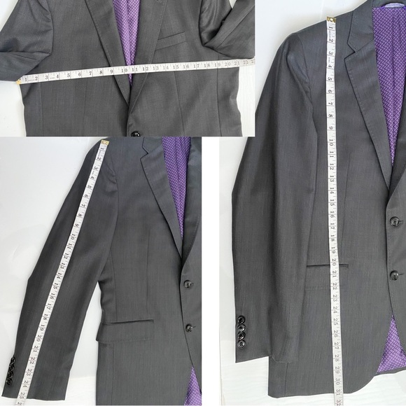 $749‼️TED BAKER LONDON Endurance ‘JAY CT’ Sport Coat Blazer Suit Jacket Wool 40L - Picture 11 of 11